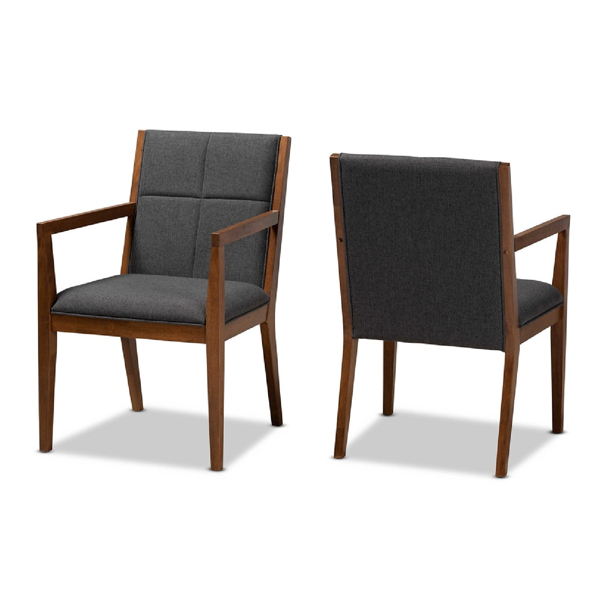 Modern European furniture - Square Stitched Accent Chairs 2 - www.oroa.com