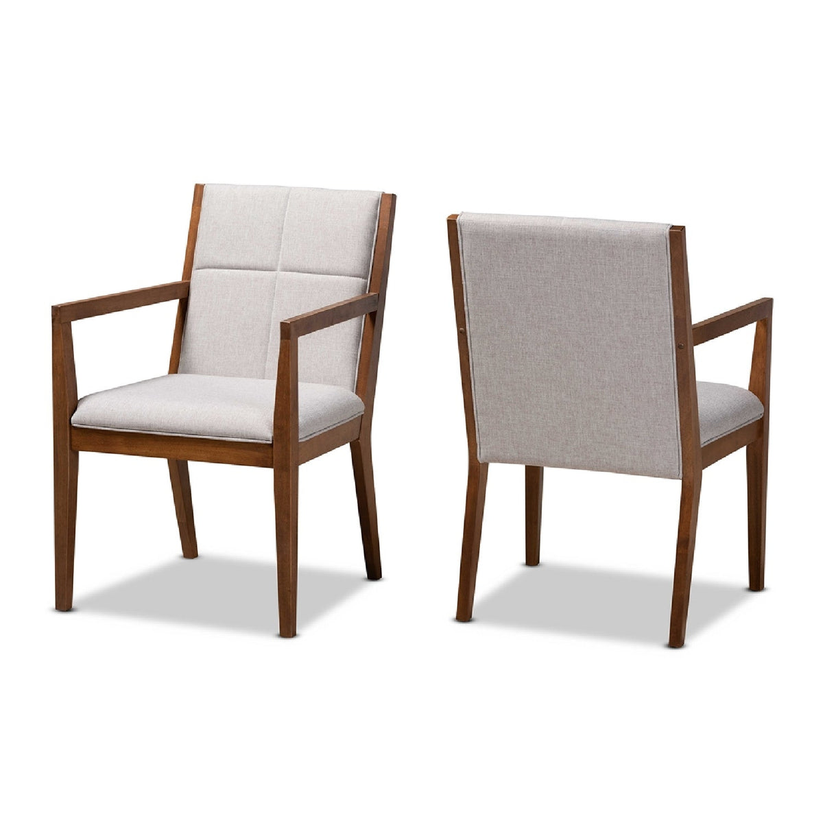 Modern European furniture - Square Stitched Accent Chairs 2 - www.oroa.com