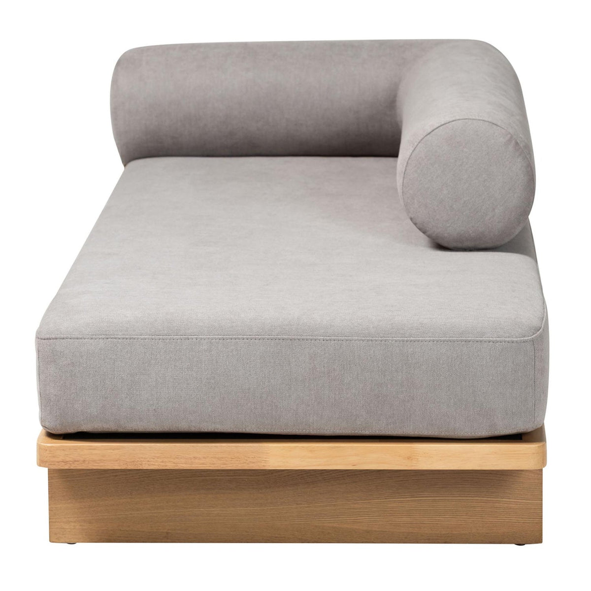 Modern European furniture - Gray Left-Arm Chaise Lounge - www.oroa.com