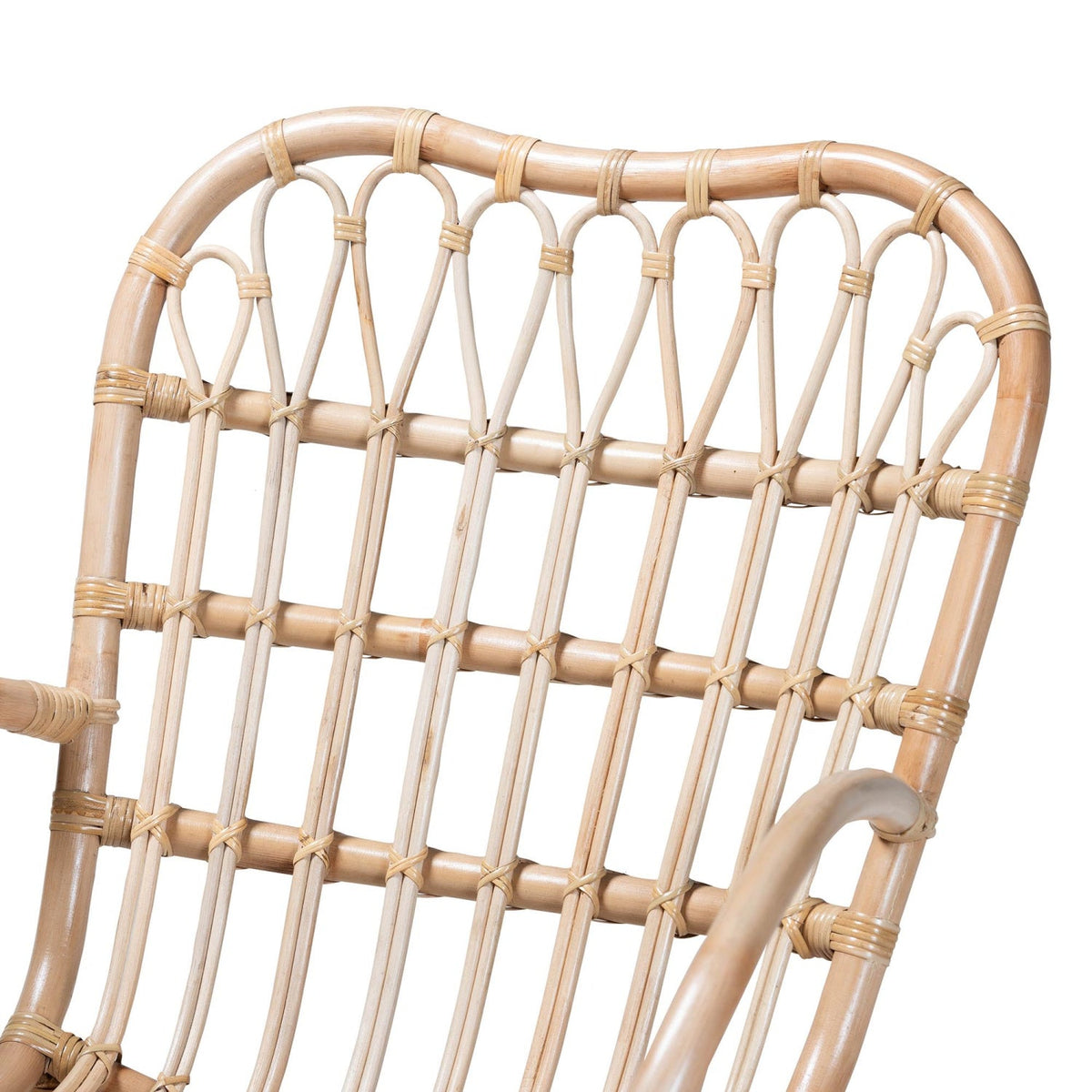 Modern European furniture - Rattan Openwork Bohemian Lounge Chair - www.oroa.com