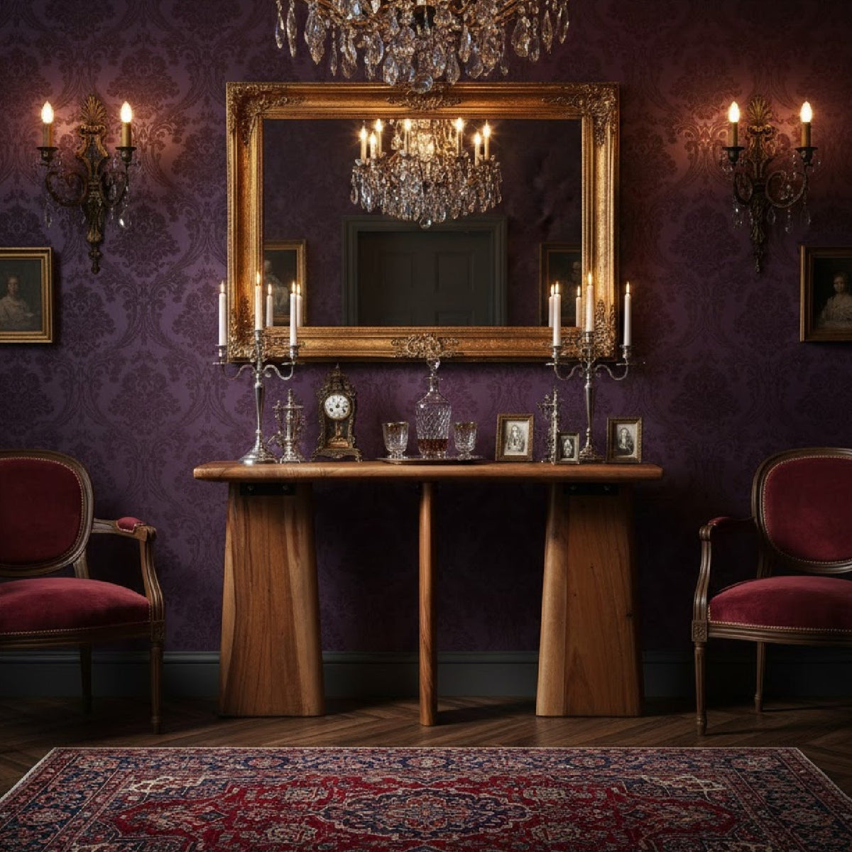 Modern European furniture - Suar Wood Console Table - www.oroa.com
