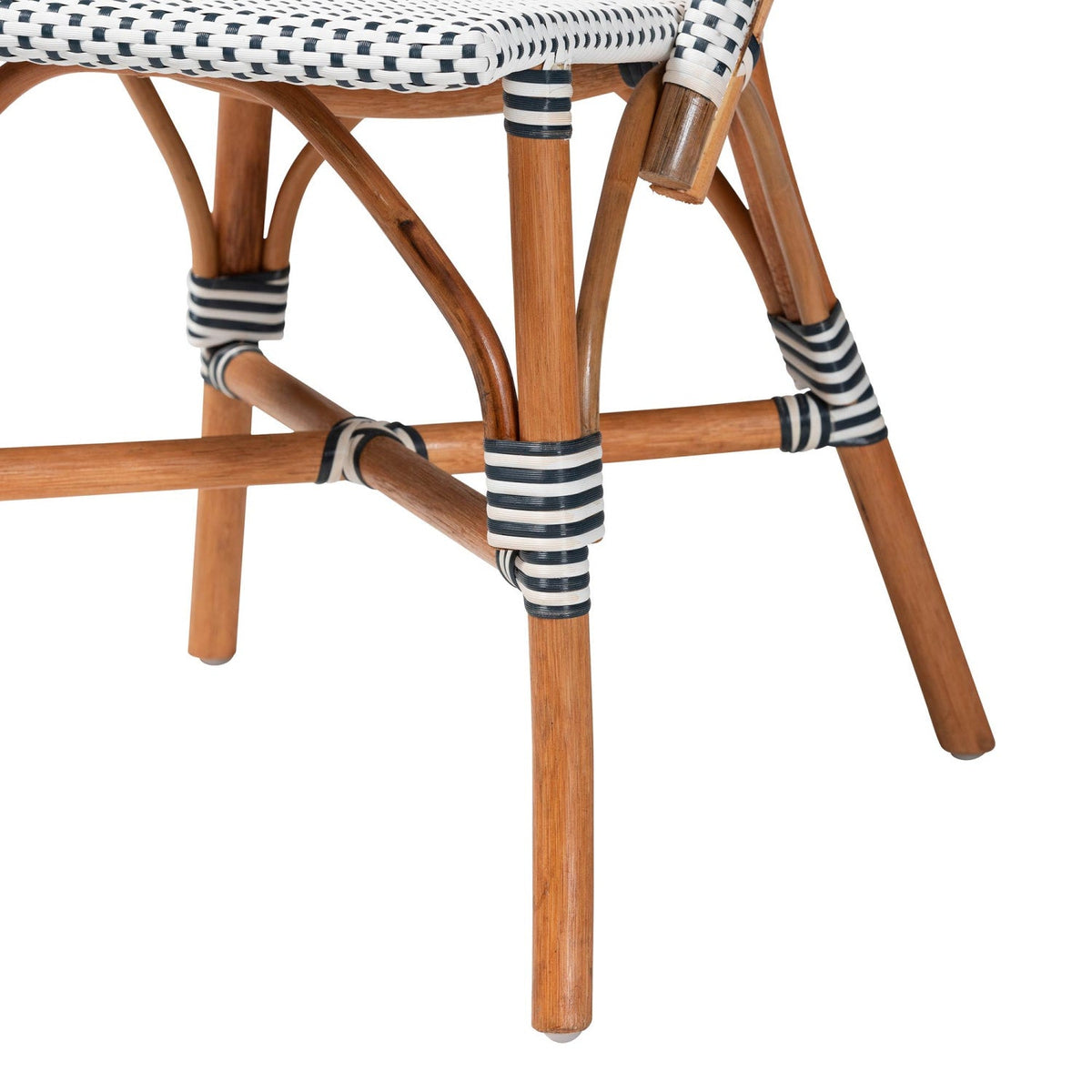 Contract furniture - Two Toned Weaving Indoor Outdoor Bistro Chair - www.oroatrade.com