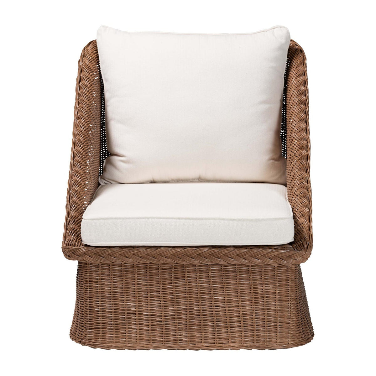 Modern European furniture - Braided Rattan Padded Lounge Chairs 2 - www.oroa.com