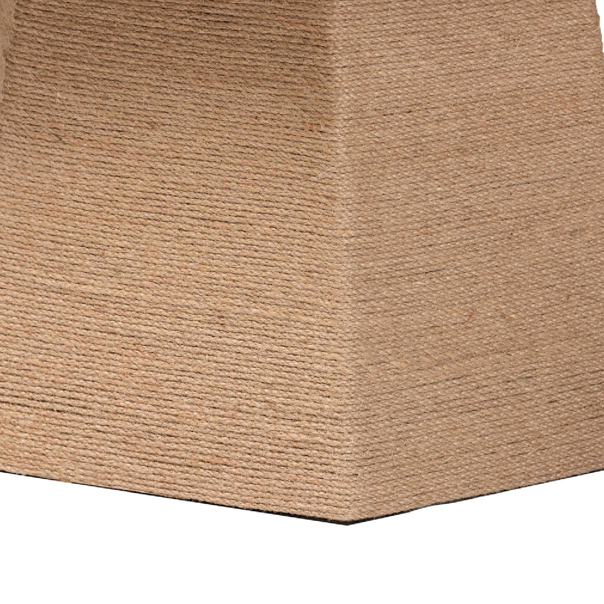 Modern European furniture - Organic Shaped Jute Coffee Table - www.oroa.com