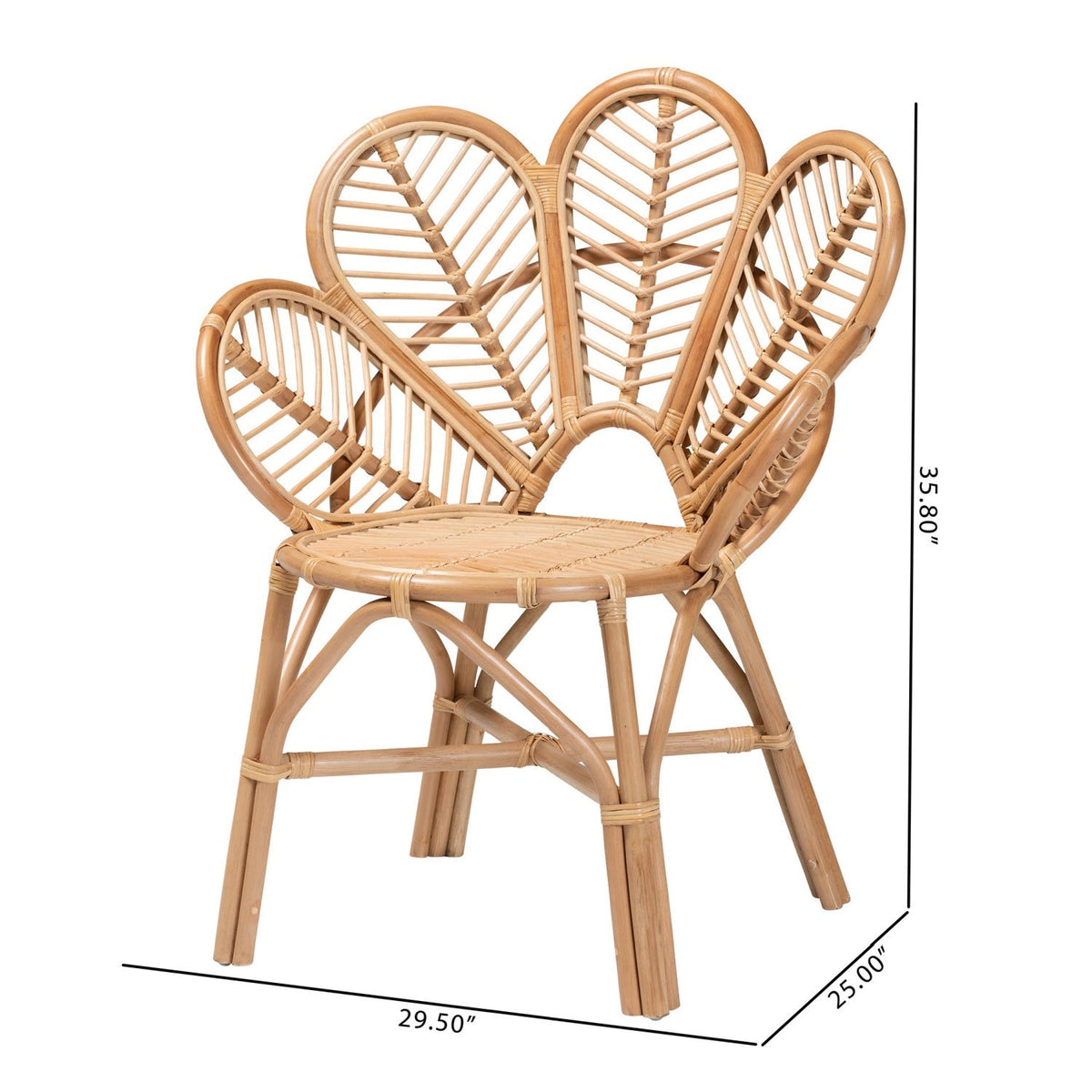 Modern European furniture - Flora Inspired Back Accent Chair - www.oroa.com