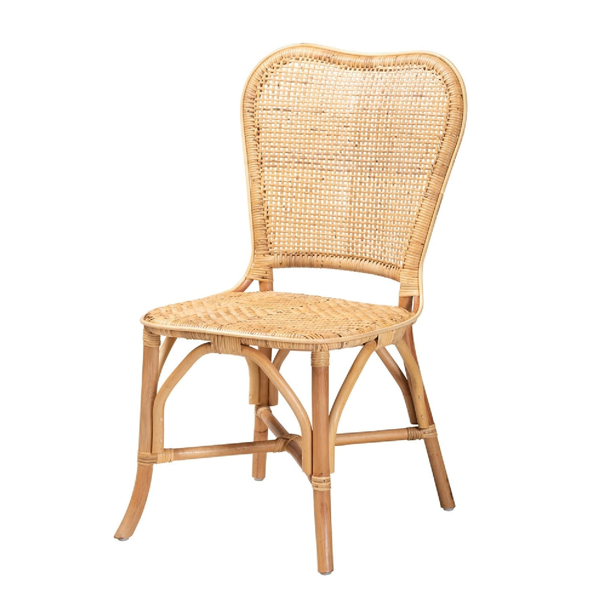 Contract furniture - Natural Rattan Dining Chair - www.oroatrade.com