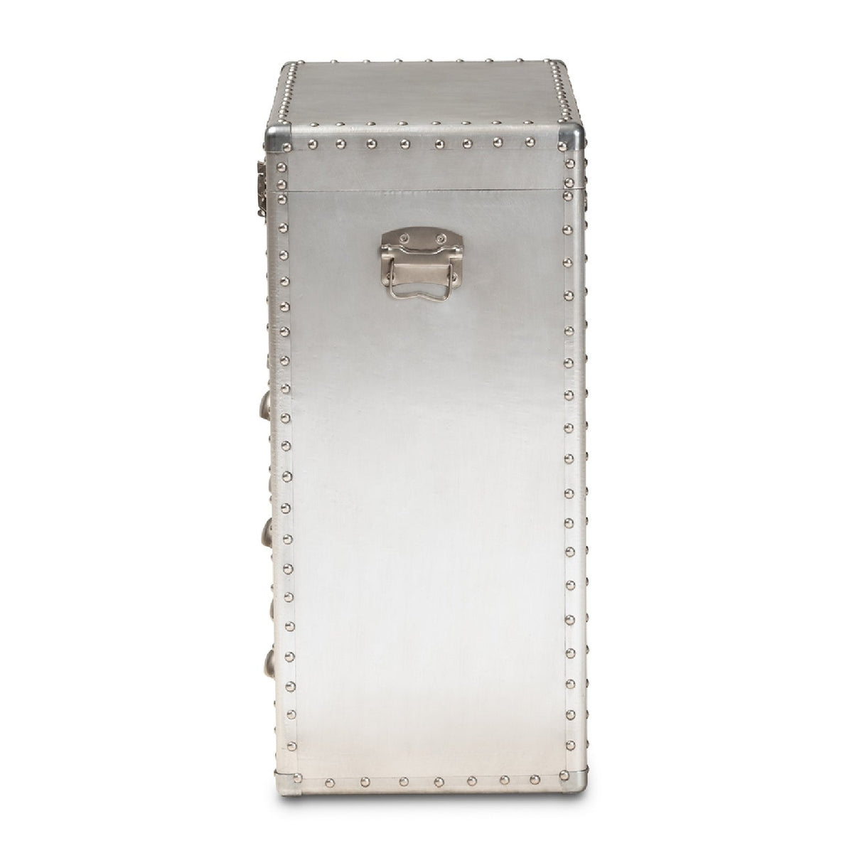 Modern European furniture - Silver Industrial Storage Cabinet - www.oroa.com