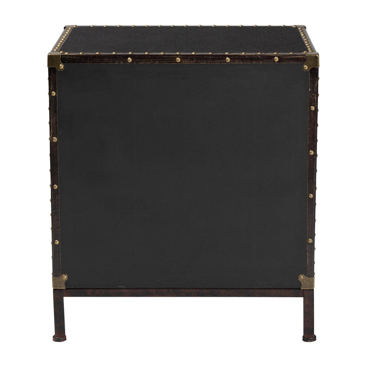 Modern European furniture - Black Canvas Trunk End Table - www.oroa.com