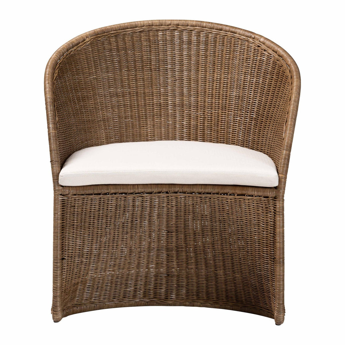 Modern European furniture - Graywashed Rattan Accent Chair - www.oroa.com