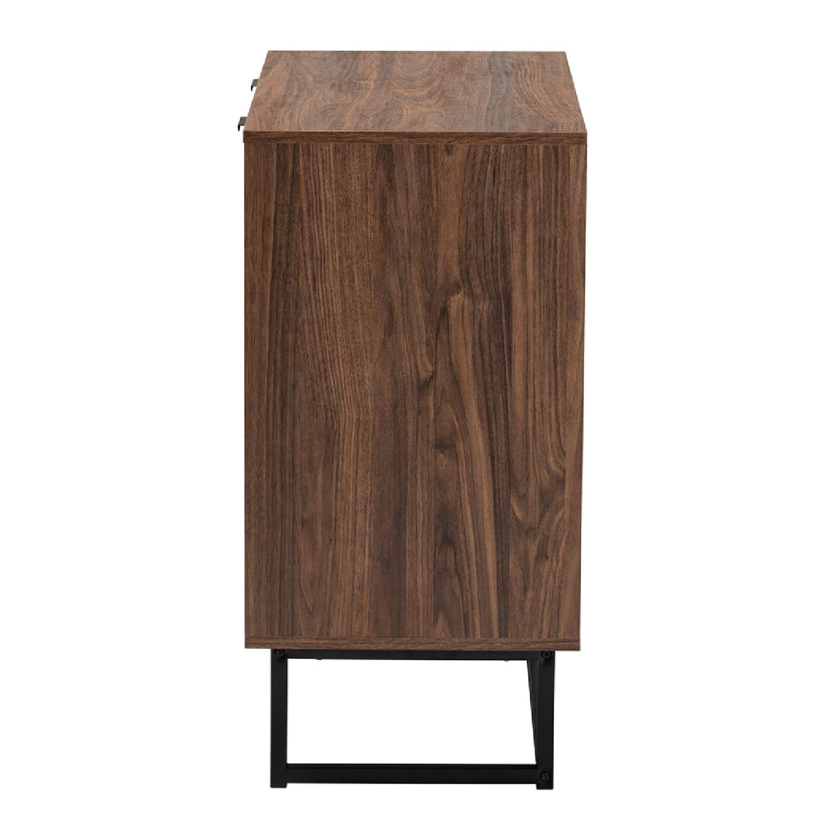 Modern European furniture - Brown Wooden 2 Door Cabinet - www.oroa.com