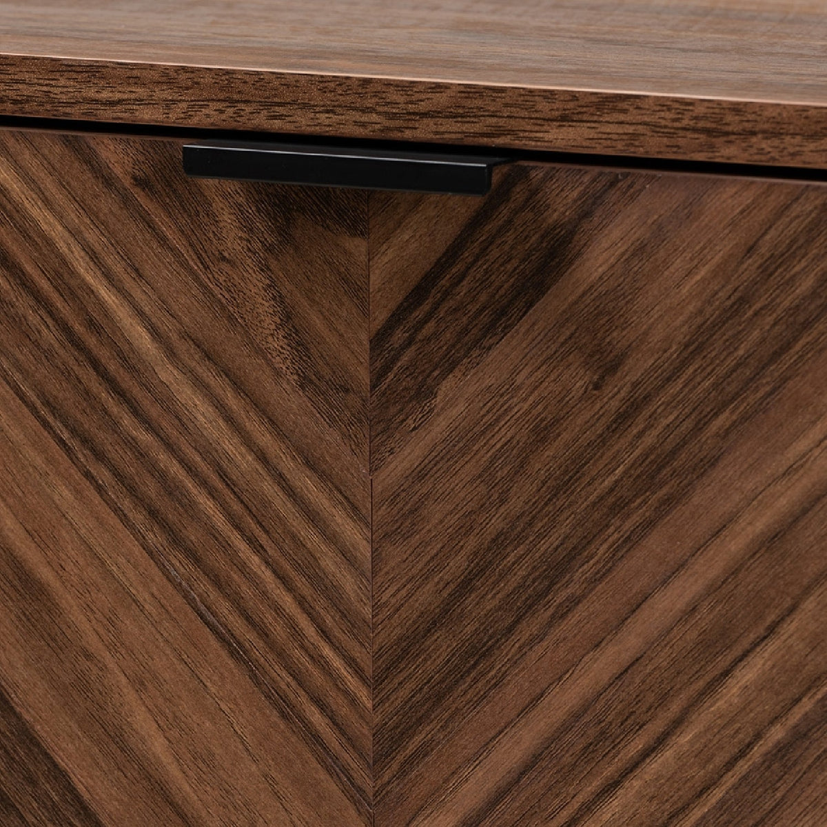 Modern European furniture - Brown Wooden 2 Door Cabinet - www.oroa.com