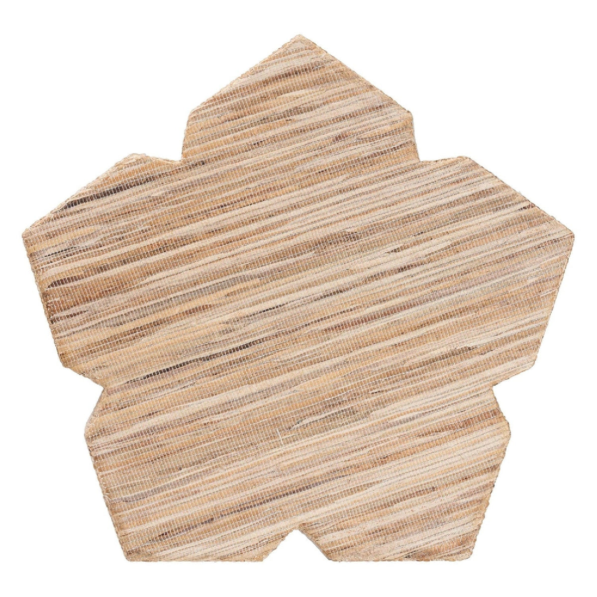 Modern European furniture - Grasscloth Flower Inspired End Table - www.oroa.com