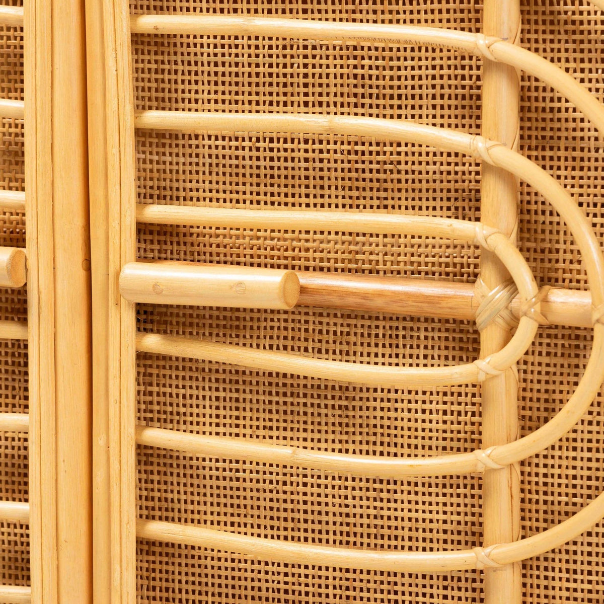 Modern European furniture - Natural Rattan 2 Door Sideboard - www.oroa.com