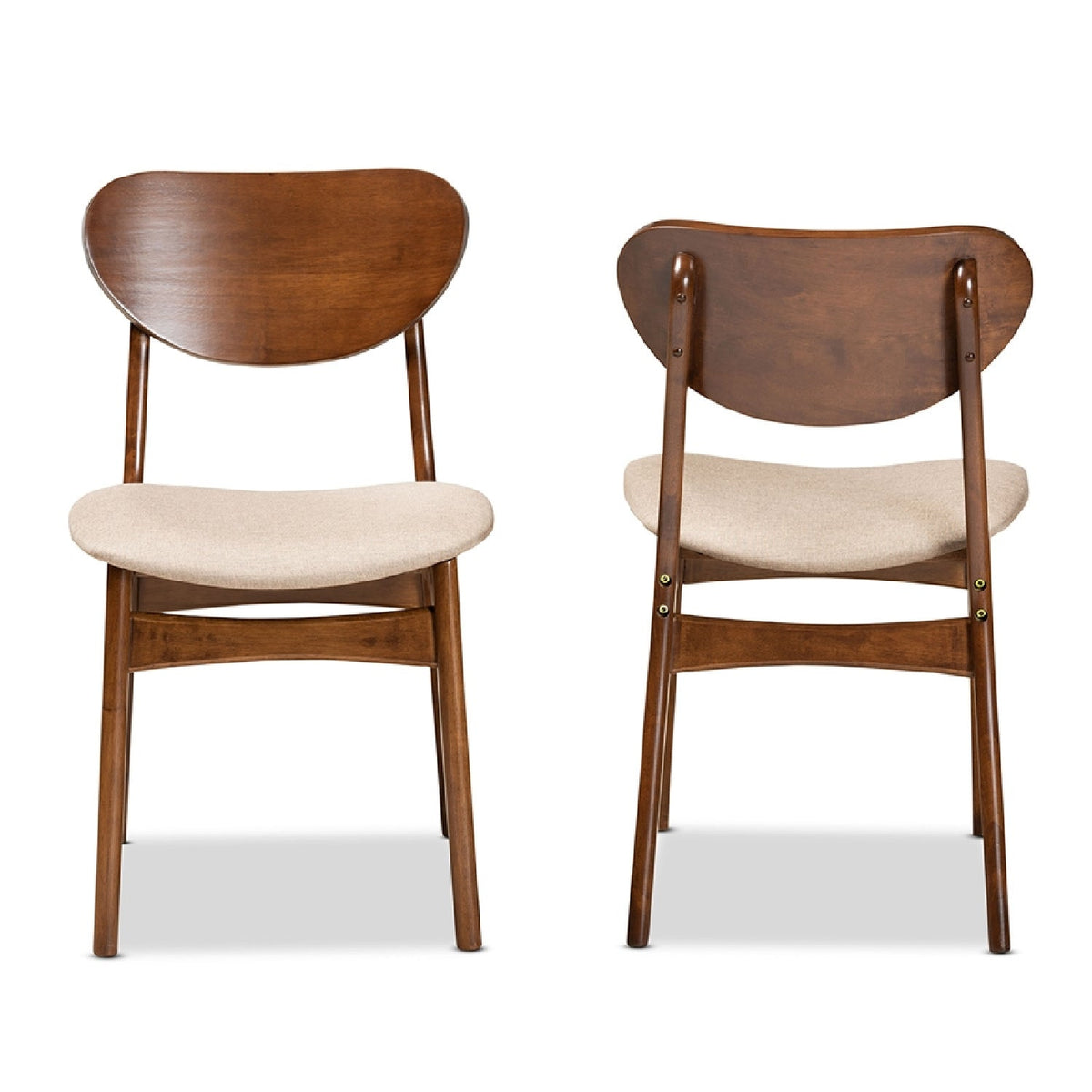 Modern European furniture - Padded Seat Wooden Dining Chairs 2 - www.oroa.com