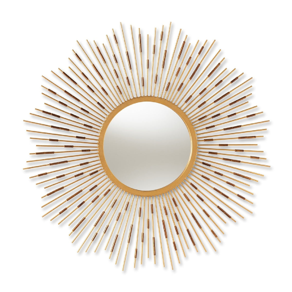 Contract furniture - Gold Sunburst Accent Wall Mirror - www.oroatrade.com