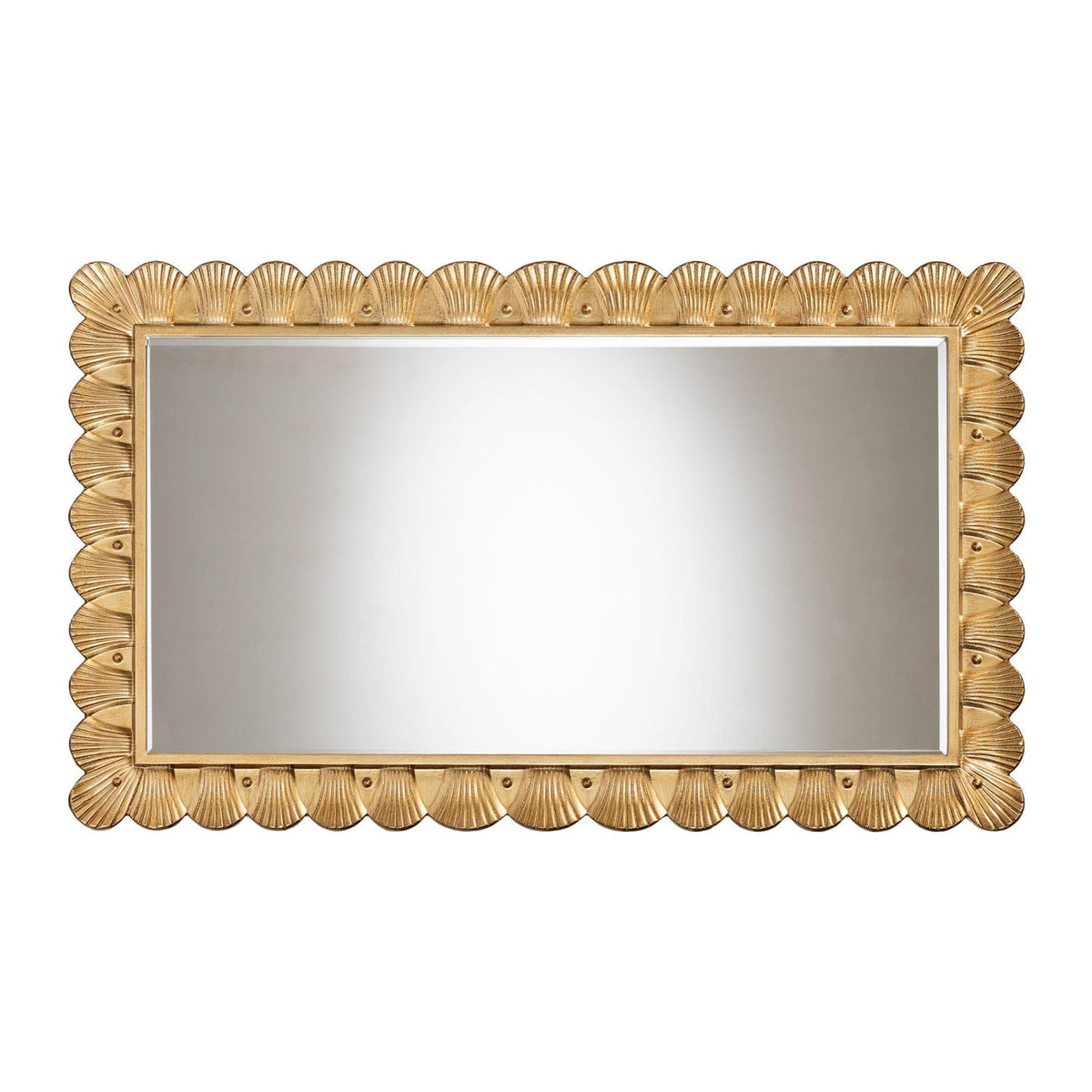Hospitality furniture - Gold Seashell Accent Mirror - www.oroatrade.com