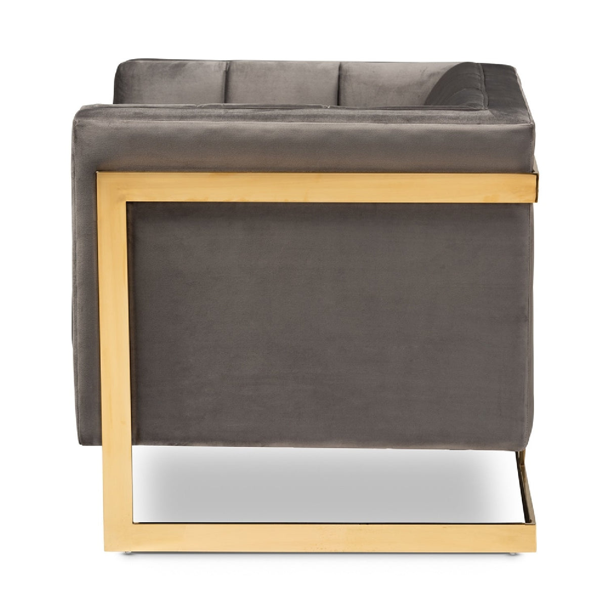 Modern European furniture - Button Tufted Velvet Accent Chair - www.oroa.com