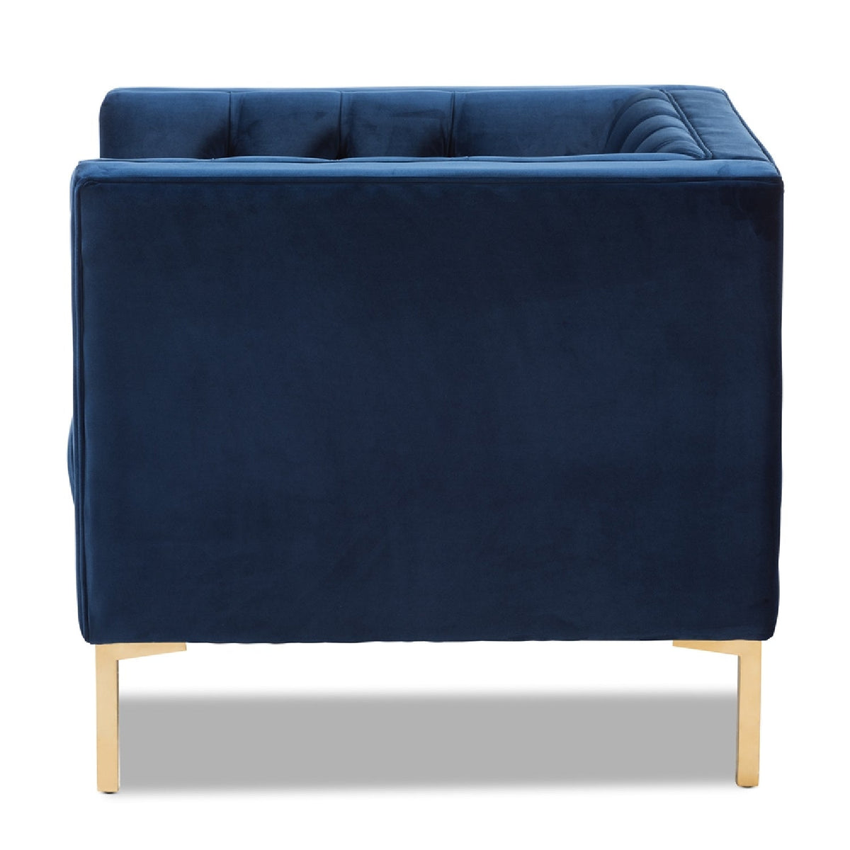 Modern European furniture - Button Tufted Velvet Lounge Chair - www.oroa.com