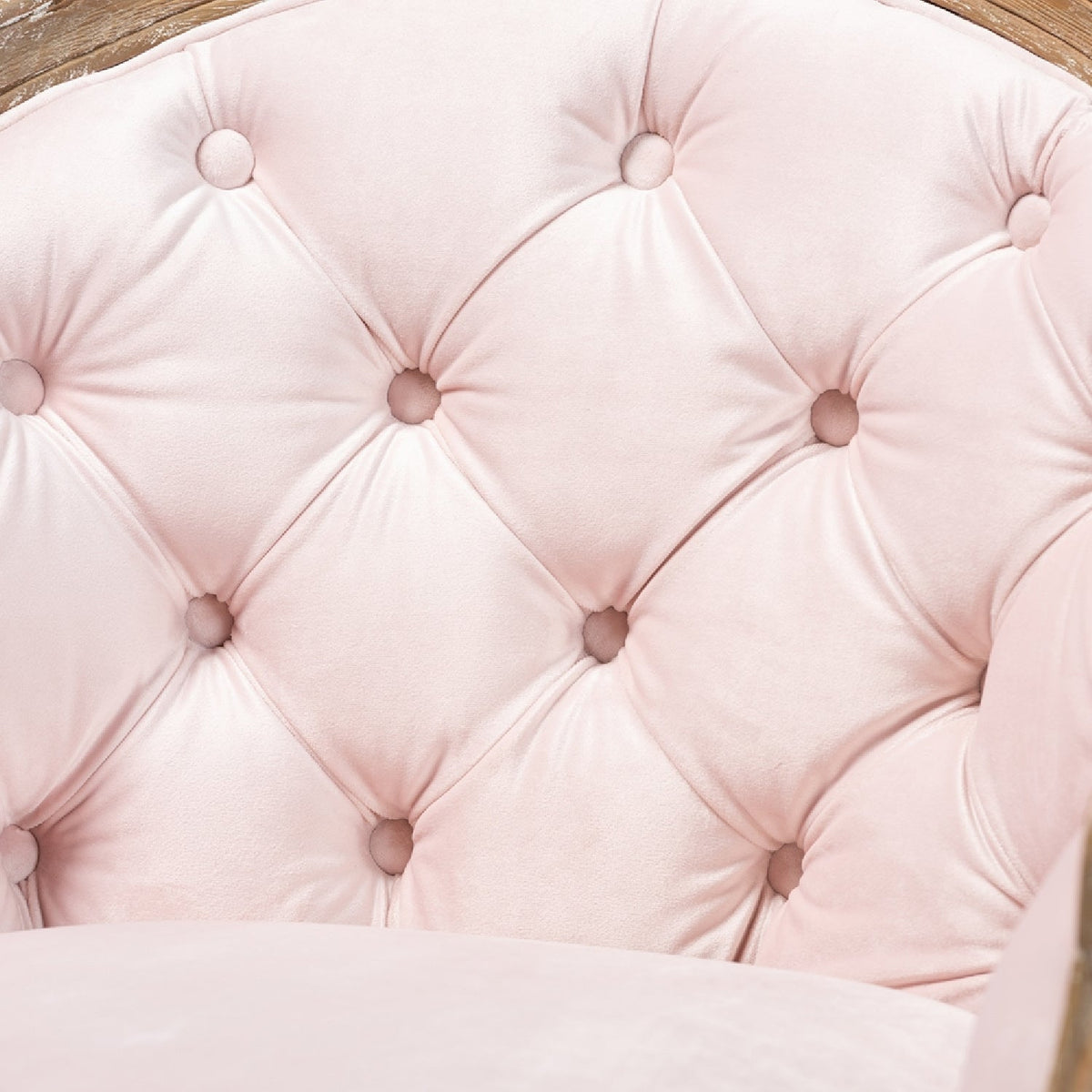 Modern European furniture - Tufted Pink Velvet Accent Chair - www.oroa.com