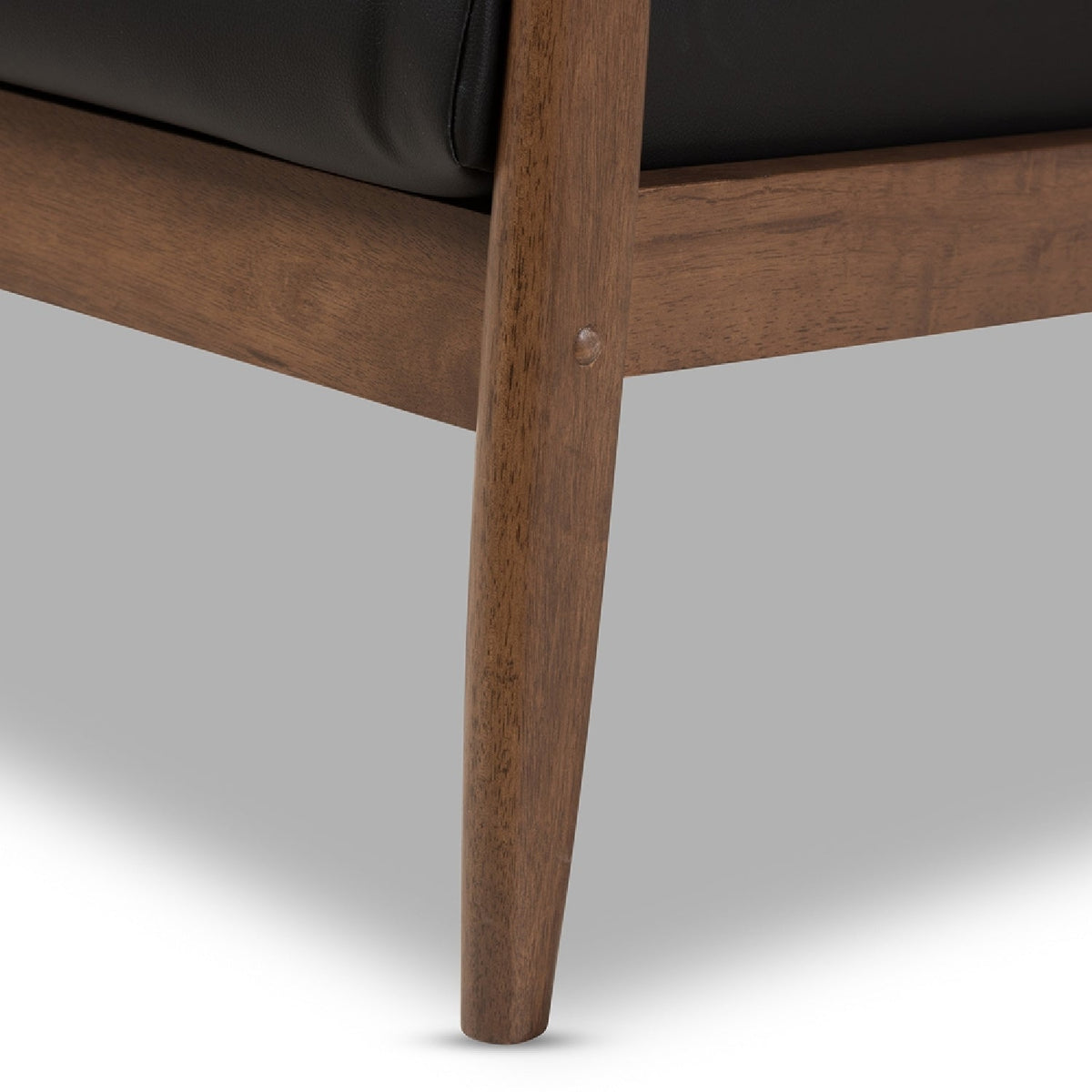 Modern European furniture - Walnut Framed Lounge Chair - www.oroa.com