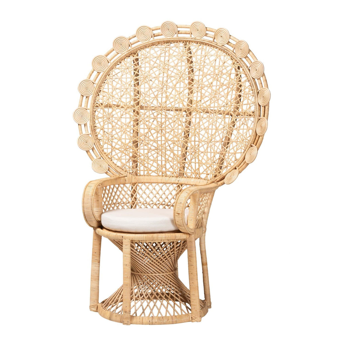 Modern European furniture - Modern Boho Peacock Accent Chair - www.oroa.com