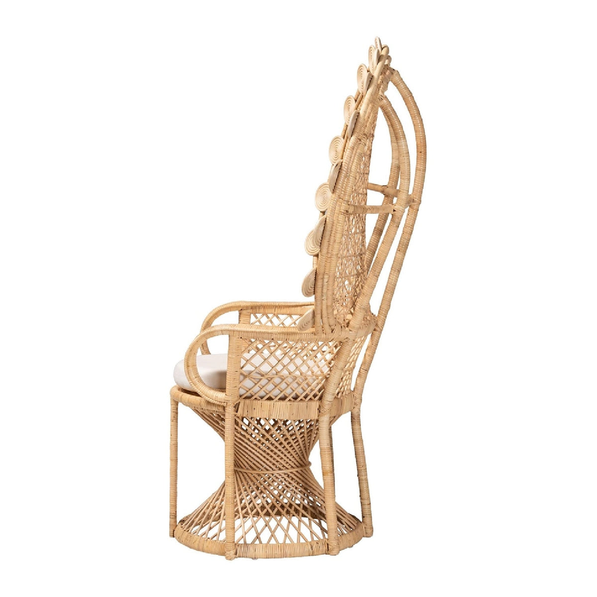 Modern European furniture - Modern Boho Peacock Accent Chair - www.oroa.com