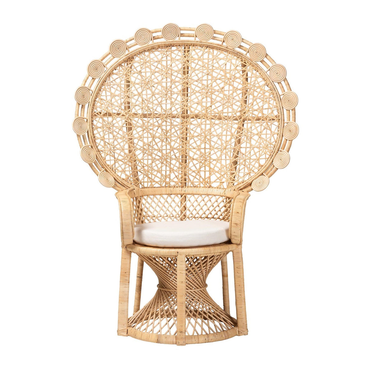 Modern European furniture - Modern Boho Peacock Accent Chair - www.oroa.com