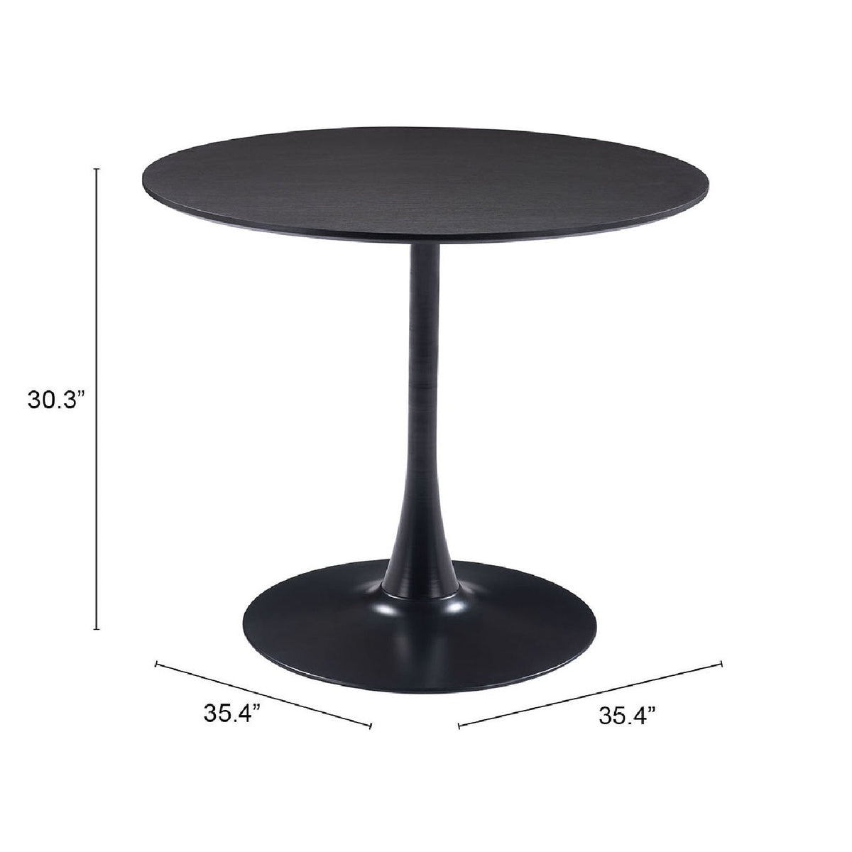Wooden Pedestal Dining Table | OROA Modern Opus | Oroa.com
