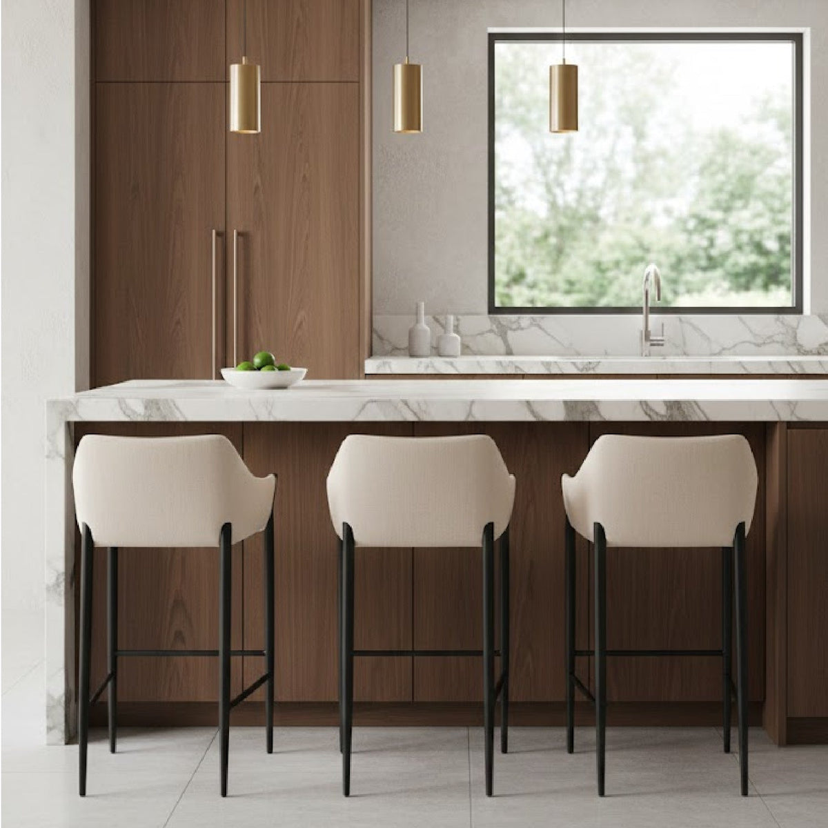 Poly Linen Bar Stool | OROA Modern Andover | Oroa.com