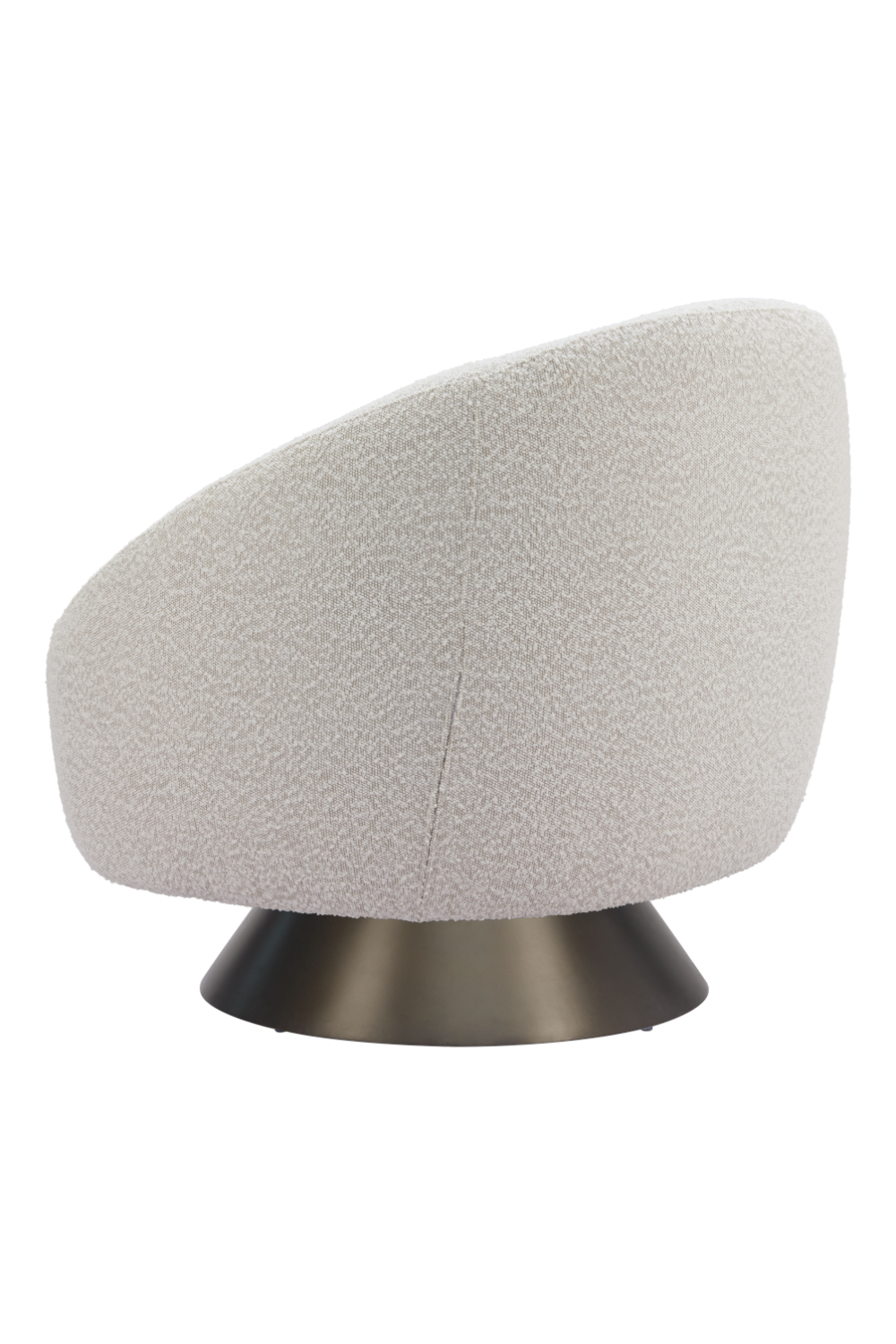 Bronze Base Gray Swivel Chair | OROA Modern Modan | Oroa.com