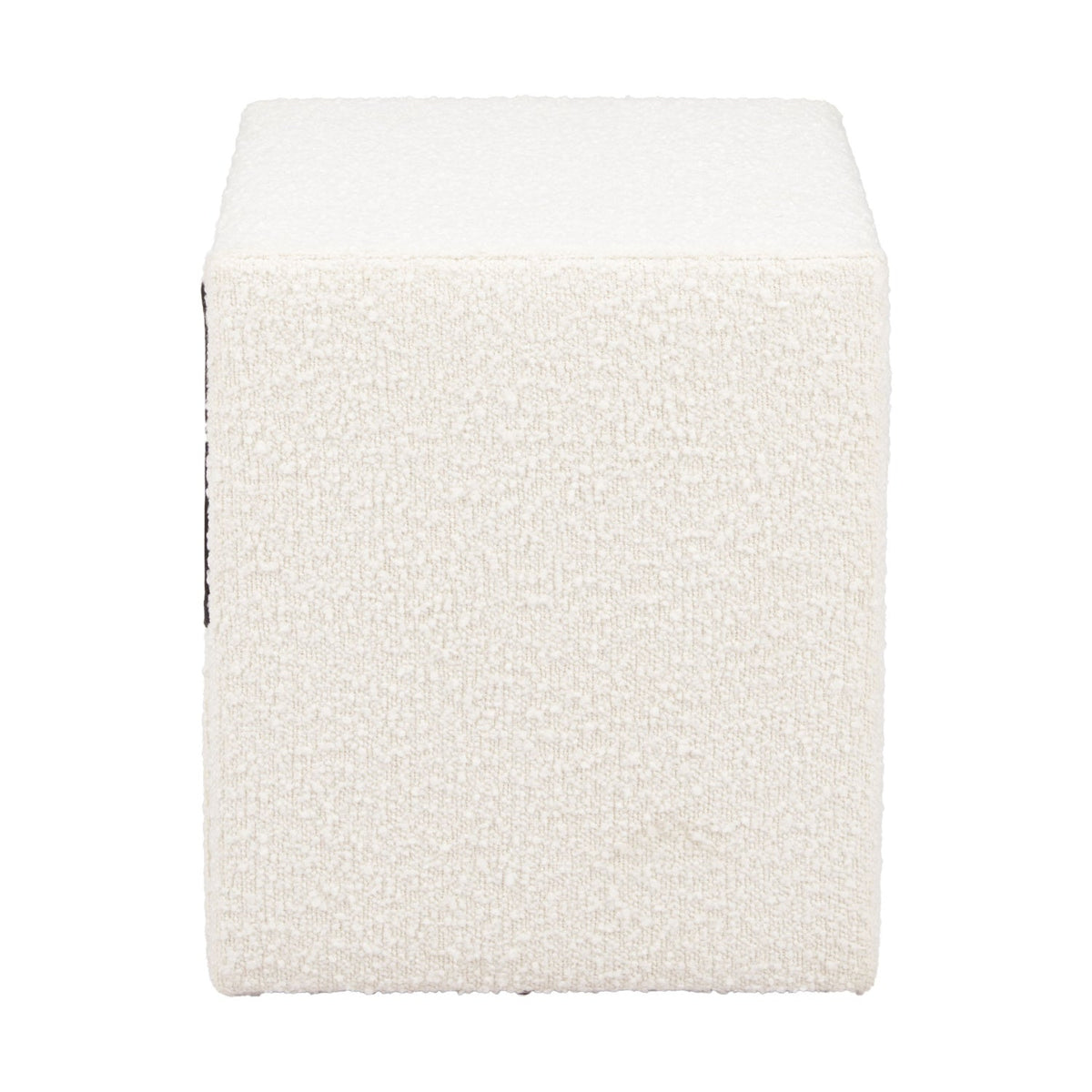 White Fabric 1-Drawer Nightstand | OROA Modern Barris | Oroa.com