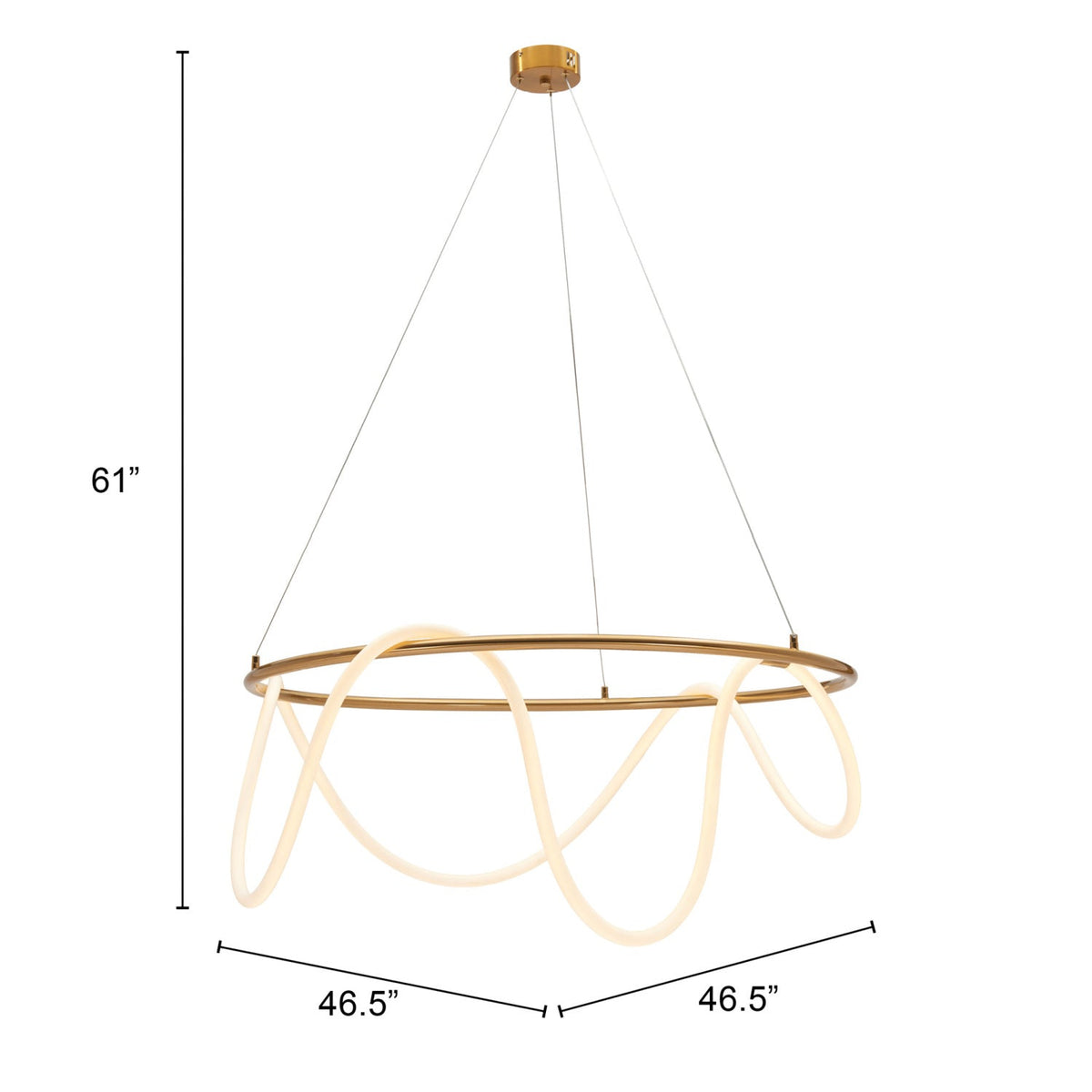 Flexible LED Tube Pendant Lamp | OROA Modern Wiber