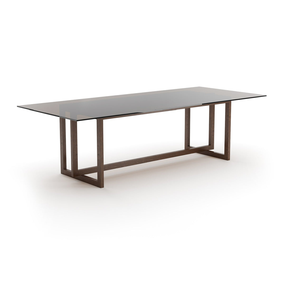Smoked Bronze Glass Dining Table | Caracole Wish You Were Here