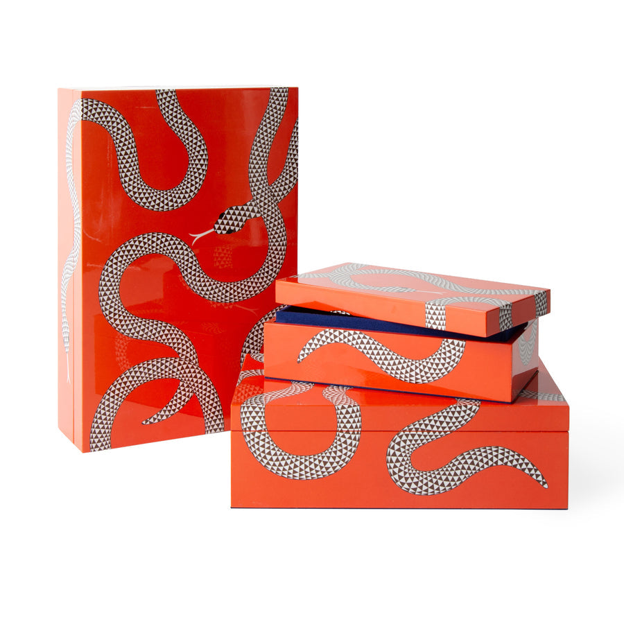 Orange Lacquer Box | Jonathan Adler Eden | Oroa.com