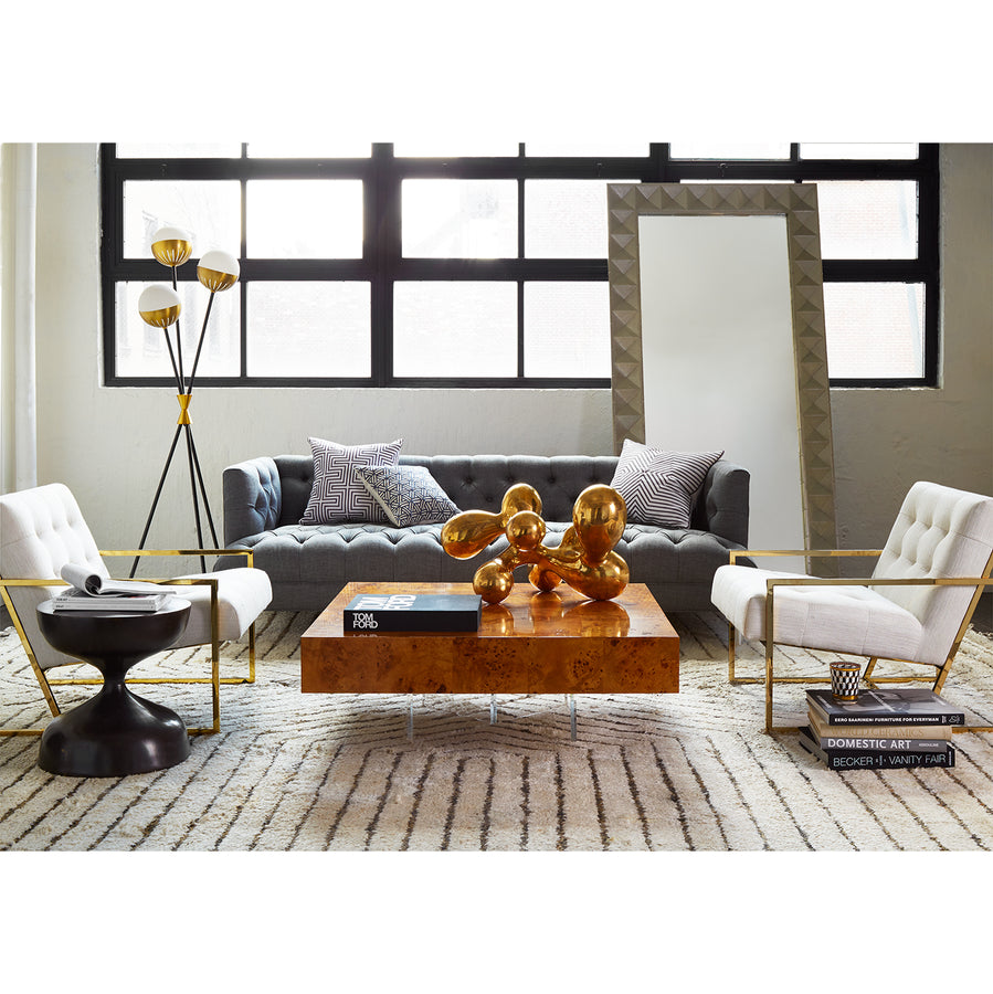 Mappa Wood Square Cocktail Table | Jonathan Adler Bond | Oroa.com