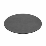 Grained Leather Round Placemat | Pinetti | OROA.com