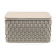 Woven Leather Shoes Basket | Pinetti Demetra | OROA.com