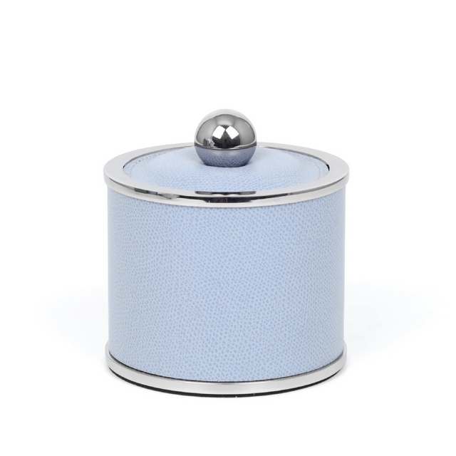 Round Leather Cotton Pad Holder | Pinetti Olimpia | OROA.com