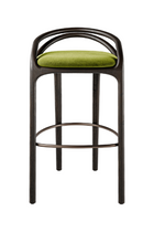 Brown Teak Bar Stool | Morpho By Tomorrowland Aleta | Oroa.com