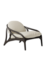 Brown Teak Lounge Chair | Morpho By Tomorrowland Vime | Oroa.com