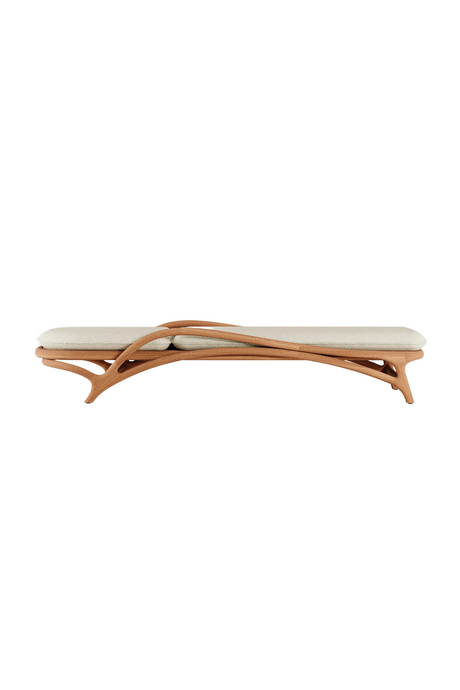 Adjustable Teak Outdoor Lounger | Morpho By Tomorrowland Zen | Oroa.com