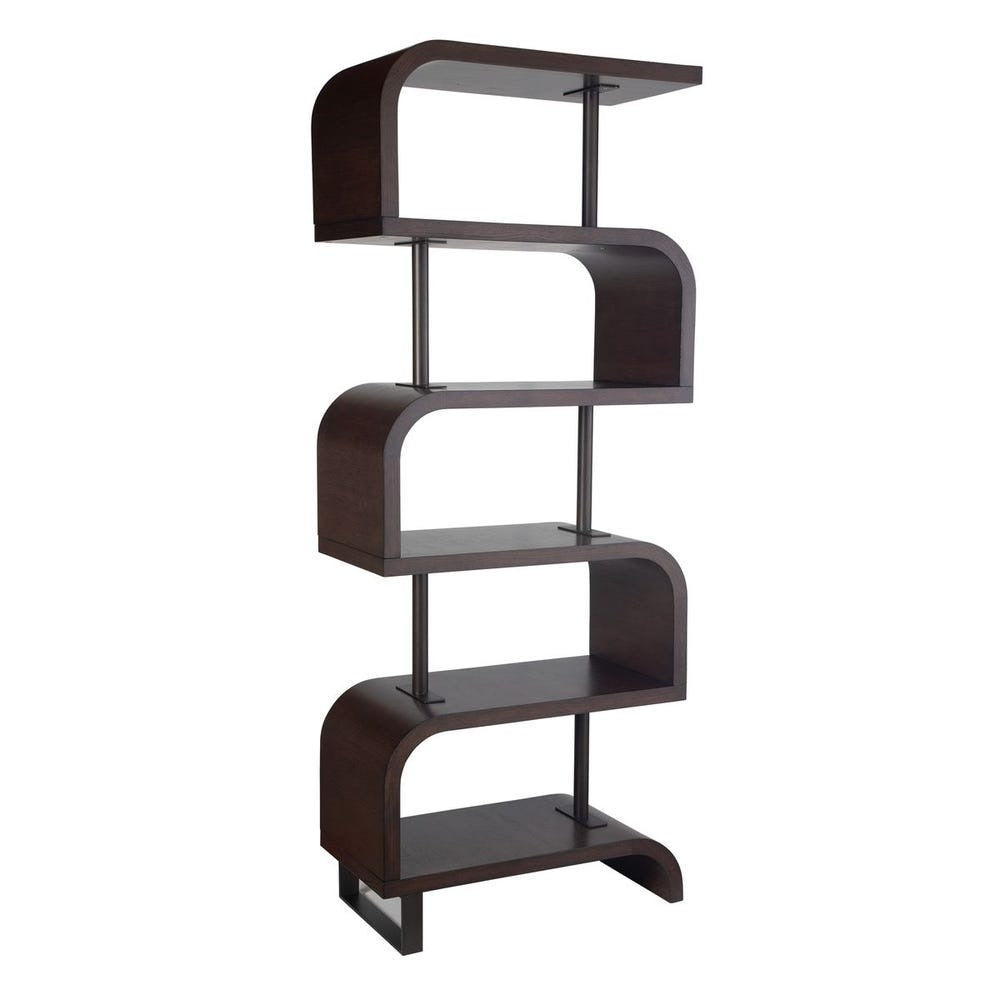 Modern European furniture - Mahogany Modern Bookcase - www.oroa.com
