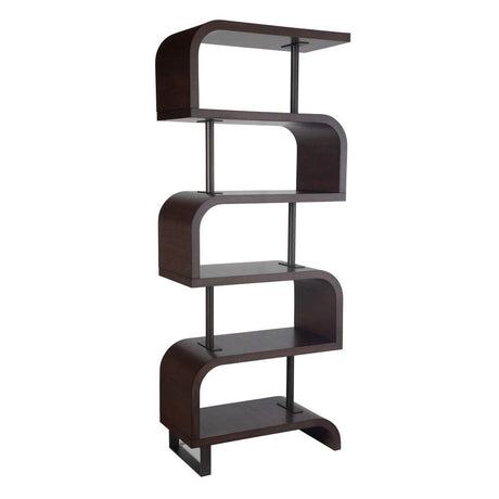 Modern European furniture - Mahogany Modern Bookcase - www.oroa.com