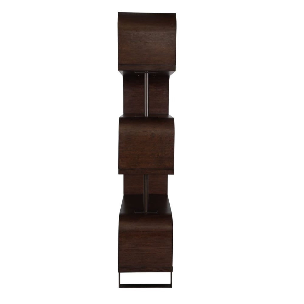 Modern European furniture - Mahogany Modern Bookcase - www.oroa.com