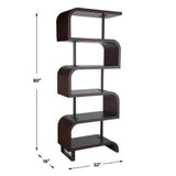 Modern European furniture - Mahogany Modern Bookcase - www.oroa.com