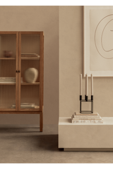 Reeded Glass 2-Door Cabinet | Audo Copenhagen Curiosity | Oroa.com