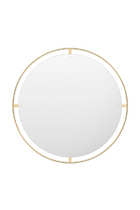Round Brass Mirror L | Audo Copenhagen Nimbus | Oroa.com