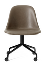 Black Casters Side Dining Chair | Audo Copenhagen Harbour | Oroa.com