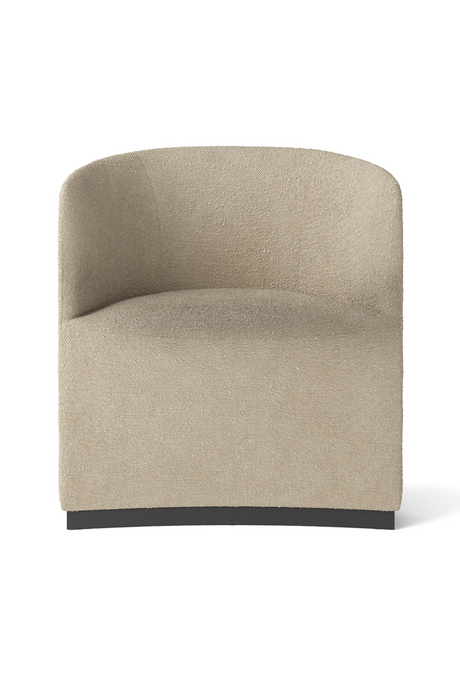 Beige Boucle Low-Back Club Chair | Audo Copenhagen Tearoom | Oroa.com