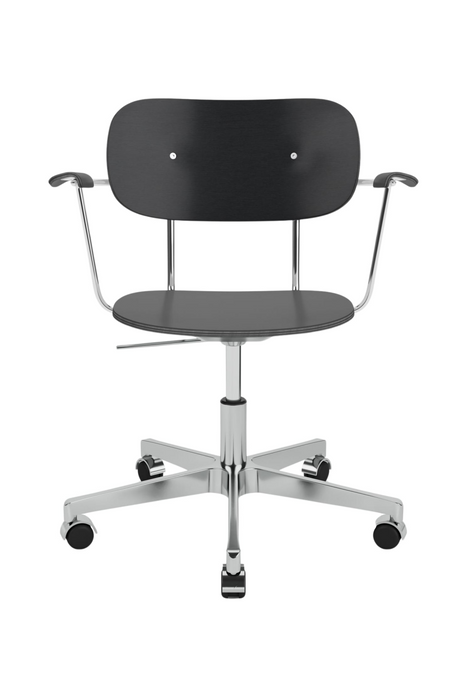Aluminum Base Oak Swivel Chair | Audo Copenhagen Co Task